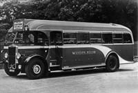 A Leyland TS8 with ECW body completed in 1939.