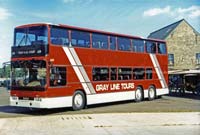 One of a number of Olympian coaches completed in 1986 for Gray Line Tours of San Francisco, USA.